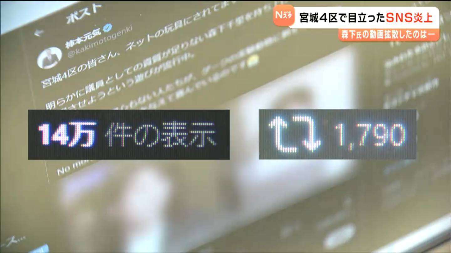 選挙戦の裏で起きた動画の応酬「足組みクリームパン動画」に対抗　森下氏の過去動画を拡散した立憲・奈良市議「有権者への判断材料を示したかった」と主張【衆議院議員選挙より】（tbc東北放送） - Yahoo!ニュース