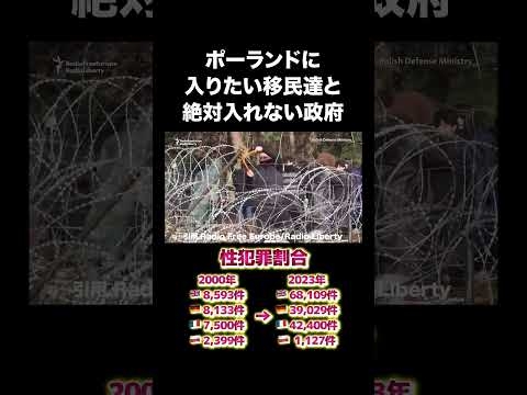 ポーランドに入りたい移民と絶対に入れない政府 #移民 #ポーランド #歴史 #shorts