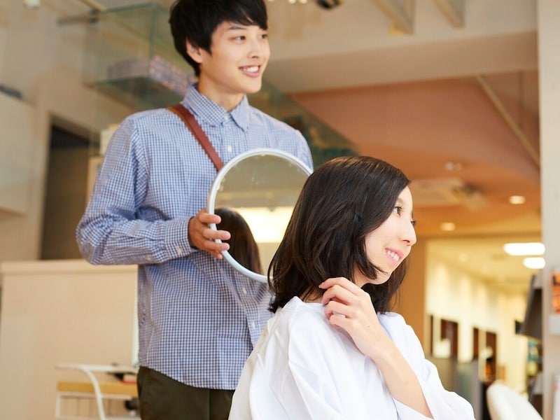 美容院での最後の仕上がりチェックで意見できますか？