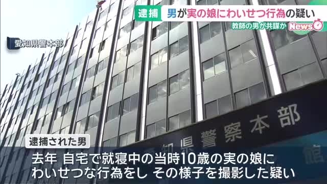 実の娘にわいせつ行為し撮影か…男を逮捕　岡山の小学校教師が共謀か「気をつけて」「ばれたら全部終わる」（メ〜テレ（名古屋テレビ）） - Yahoo!ニュース