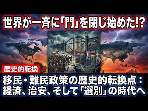 【世界が門を閉じる日】先進6カ国が同時に移民制限へ！日本の外国人395万人時代、何が変わるのか？