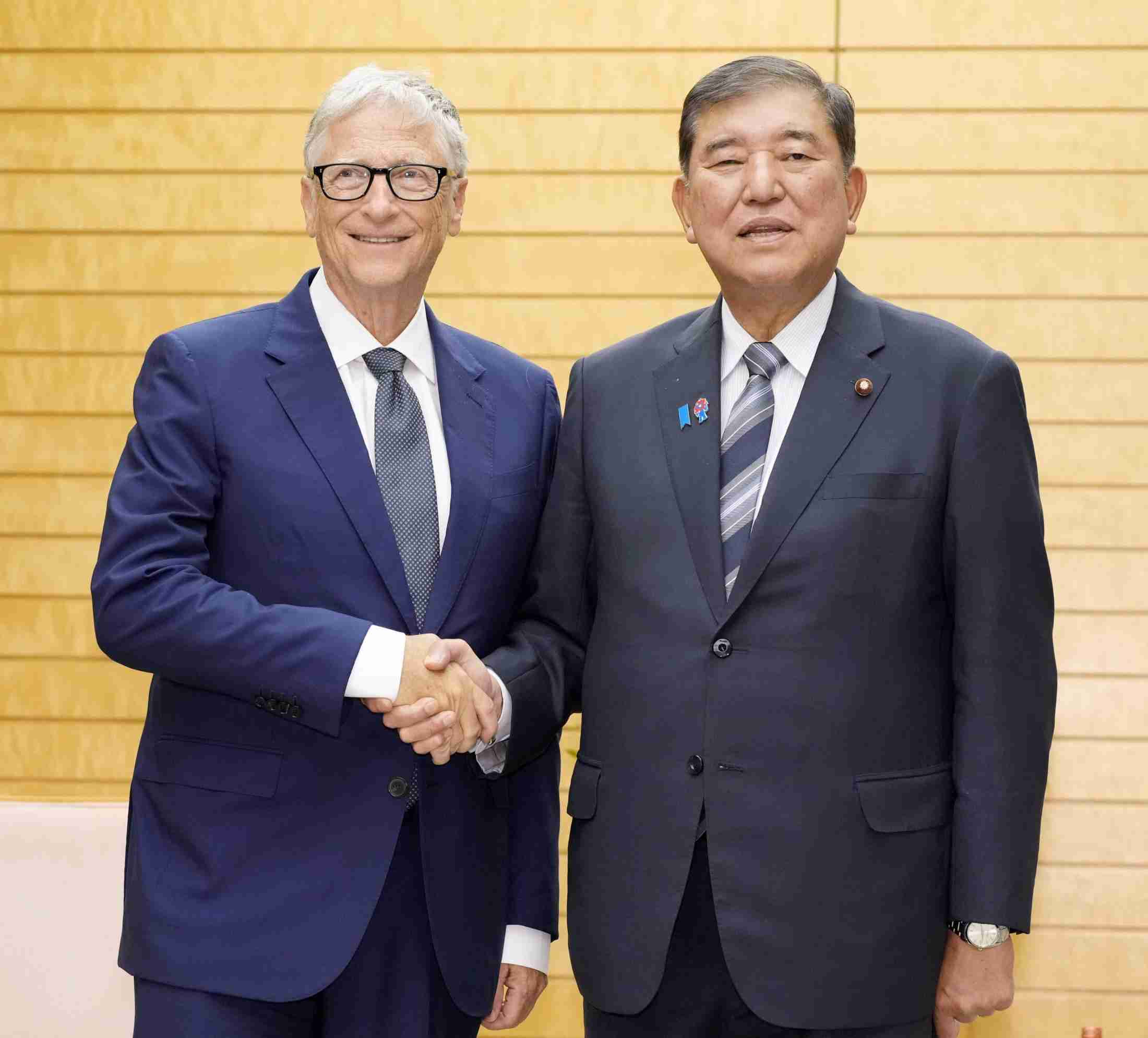 ワクチンに8百億円拠出と首相　途上国支援のゲイツ氏に伝達（共同通信） - Yahoo!ニュース