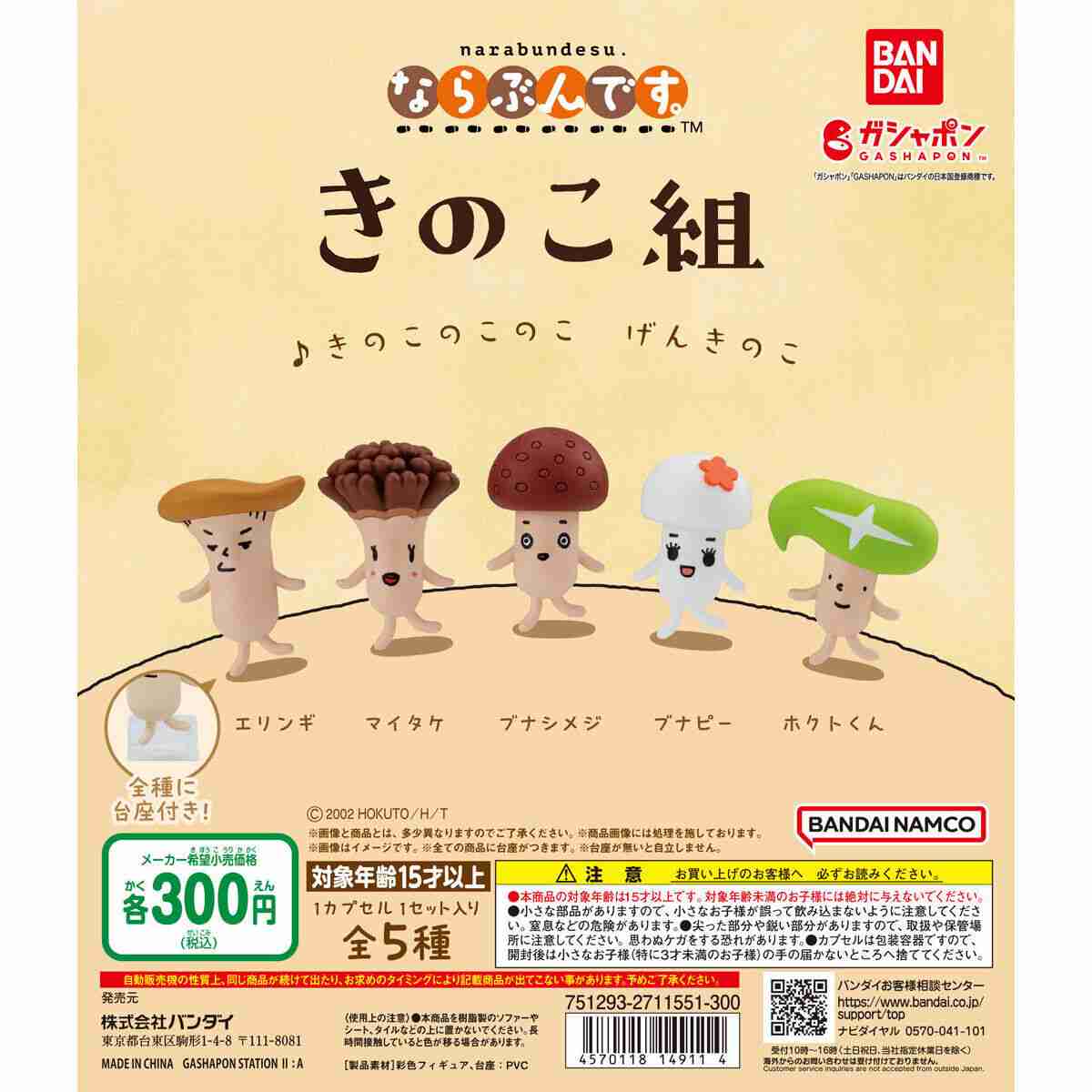 きのこ類の中で