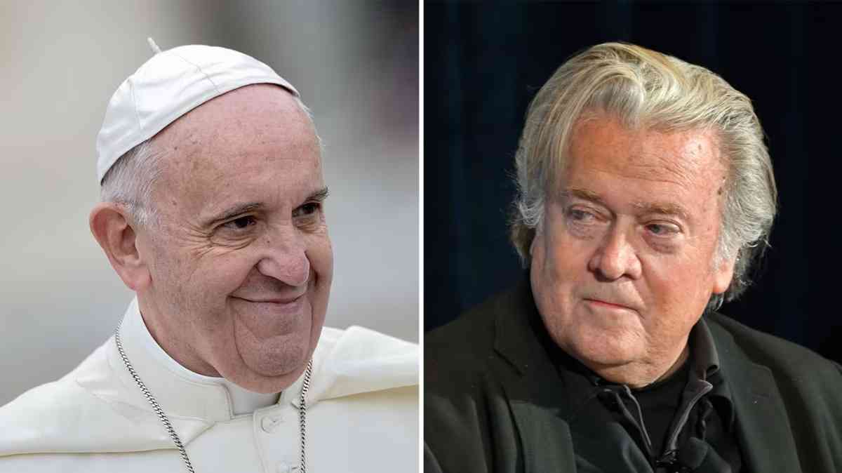 スティーブ・バノン氏、フランシスコ教皇を「引きずり下ろす」　19年にエプスタイン氏に接近（CNN.co.jp） - Yahoo!ニュース