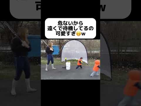 毎回1個ボール持って変えるのも可愛い #可愛い #赤ちゃん #癒し動画 #癒し #野球 #家族 #ママ #family #baby #幸せ