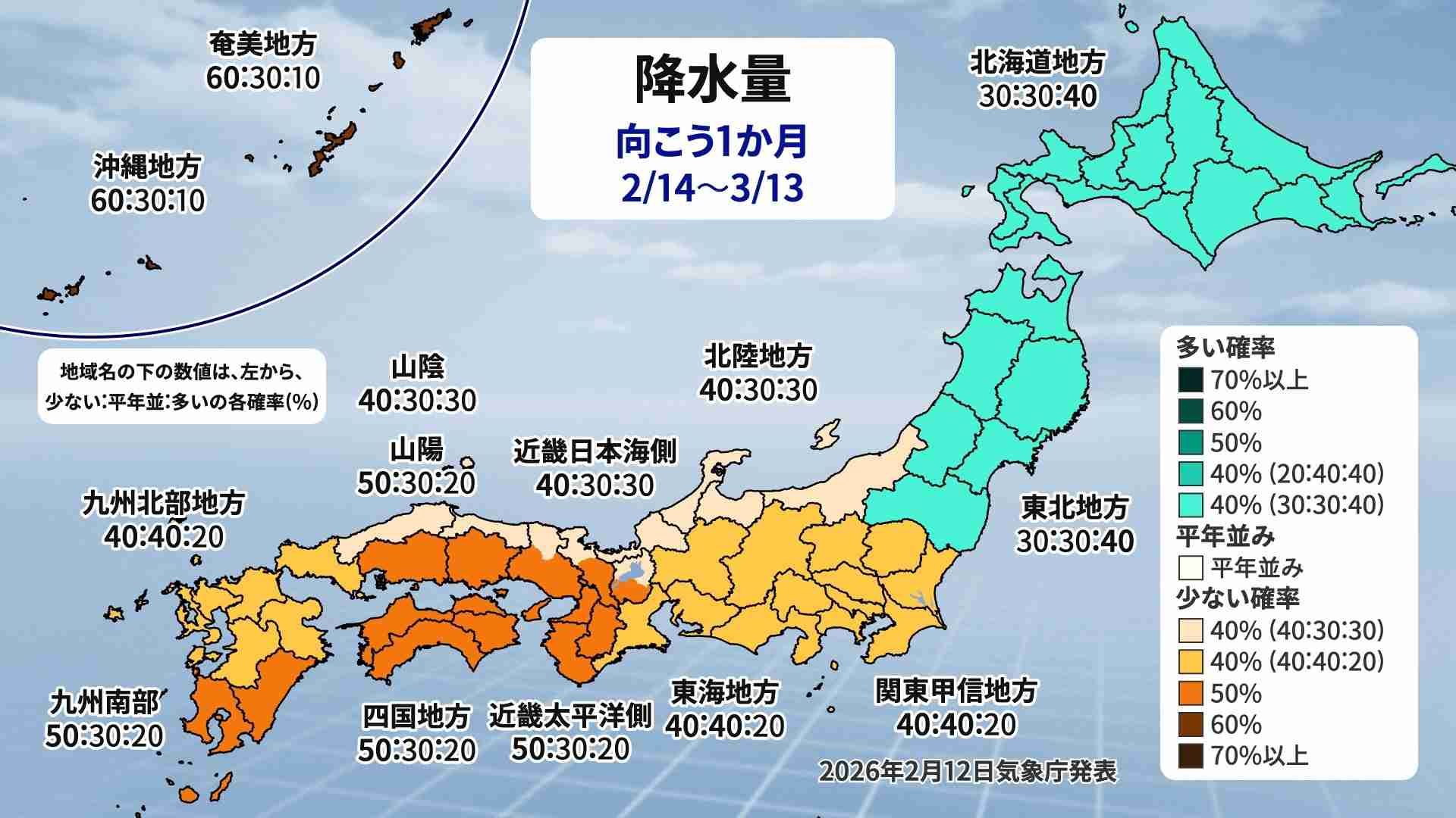 太平洋側を中心とした少雨　今後1か月続く見込み　農作物や水の管理等に十分注意を