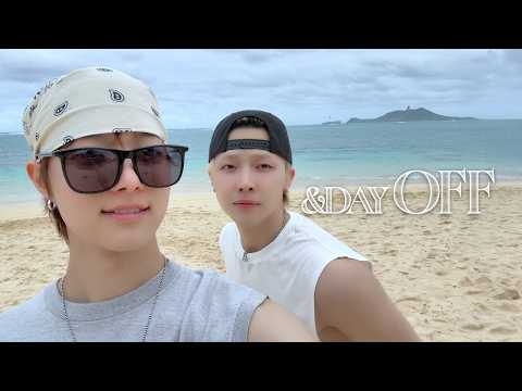 [&DAY OFF/EJ&NICHOLAS vlog] 02ズのドタバタハワイ旅行記 | 食べて遊んで癒やし満点な時間 | &TEAM