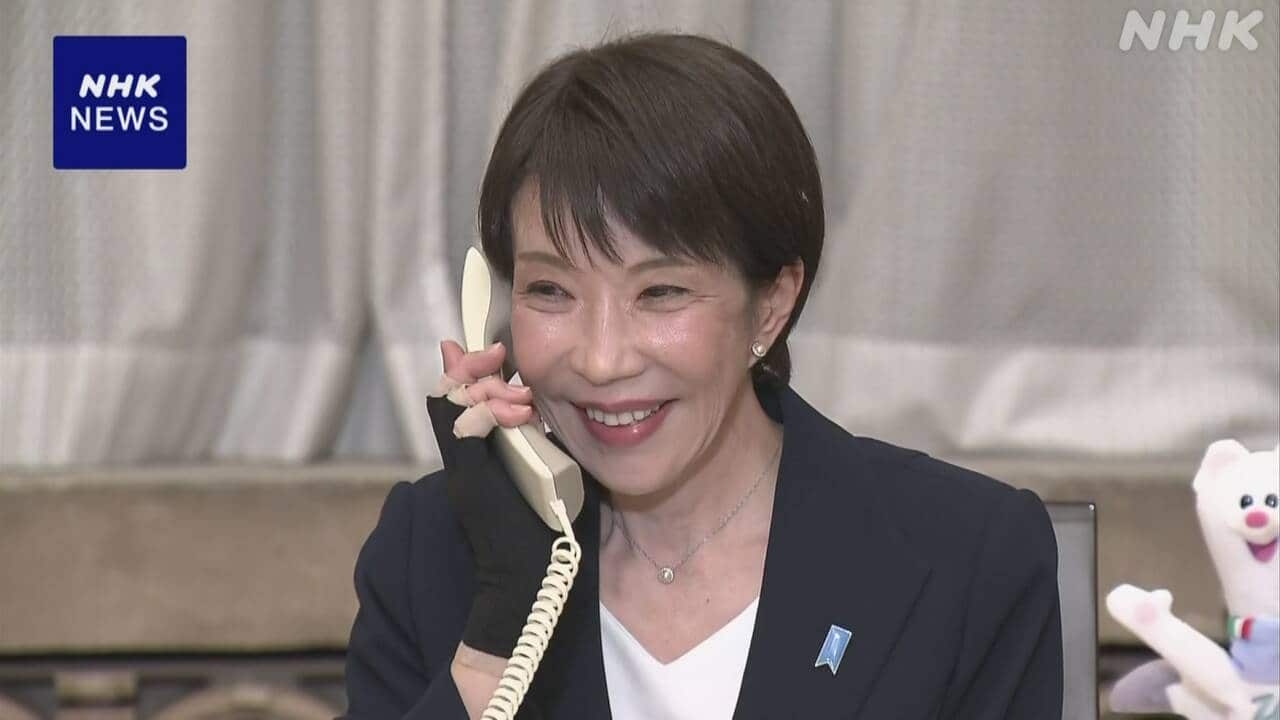 高市首相 スノボ男子ビッグエア金メダル 木村葵来に祝意伝える | NHKニュース | スノーボード、ミラノ・コルティナ オリンピック、オリンピック・パラリンピック