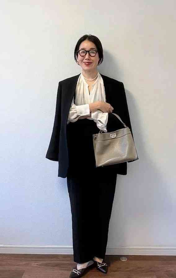 40代の卒業式・入学式コーデ。美女組のフォーマルファッション
