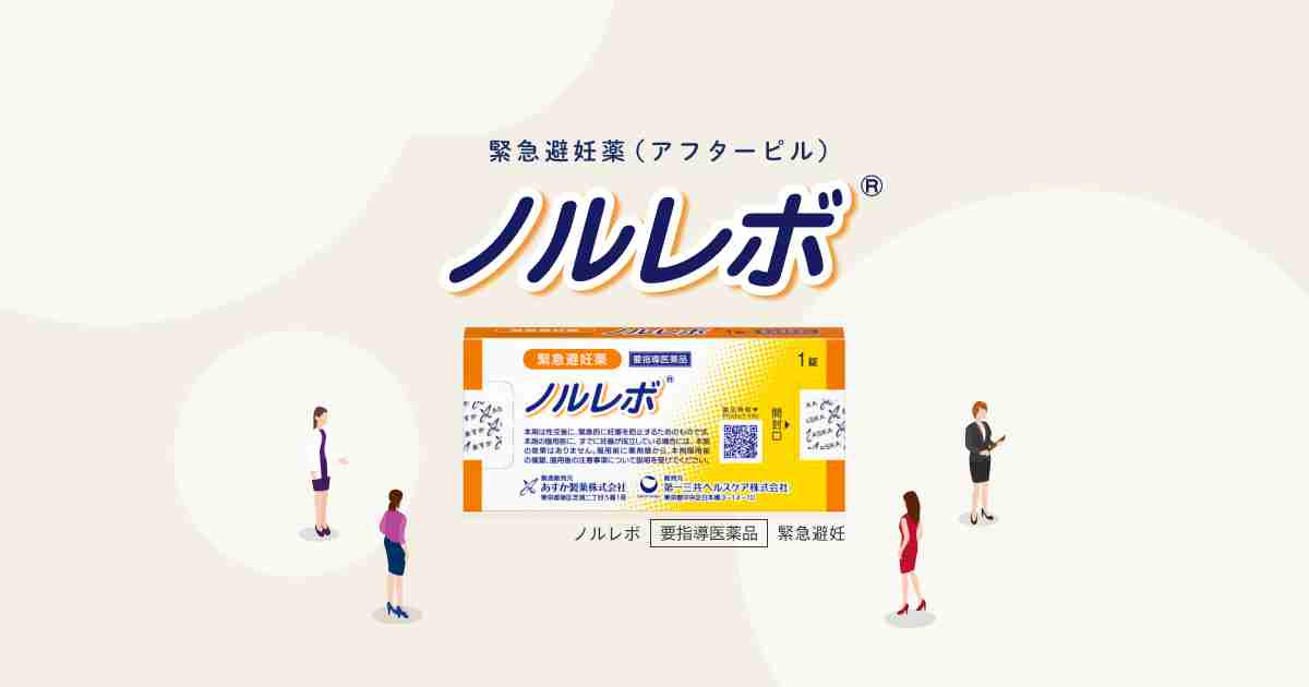 「ノルレボ」購入・服用の流れ｜緊急避妊薬 ノルレボ｜第一三共ヘルスケア