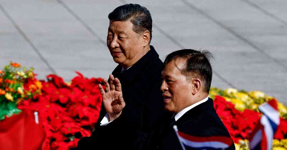 習近平氏、タイ国王を歓迎　史上初の訪中で「友好の新ページ」 - 日本経済新聞