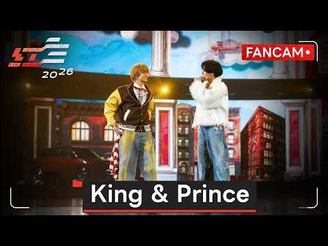 King & Prince FanCam【2026超級巨星紅白藝能大賞】
