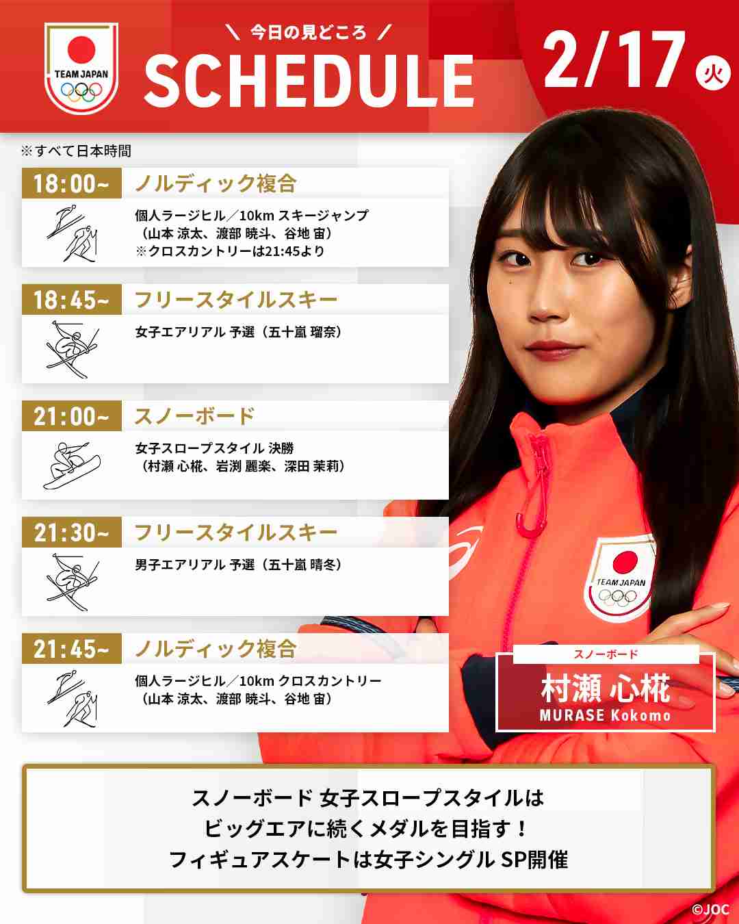 【実況・感想】ミラノ・コルティナ五輪 2月17日・18日