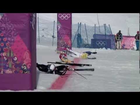 ソチ五輪・男子スキークロスで実況解説大興奮のゴール