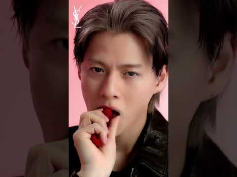 SHO HIRANO & YSL BEAUTY LIBRE BERRY CRUSH