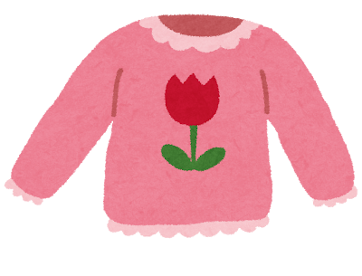 キッズサイズの服を着ている人