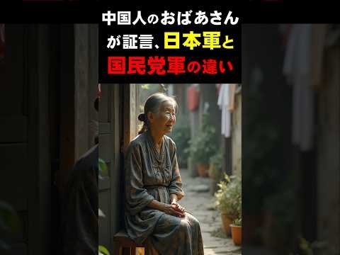 【気になるニュース】中国人のおばあさんが証言、日本軍と国民党軍の違い