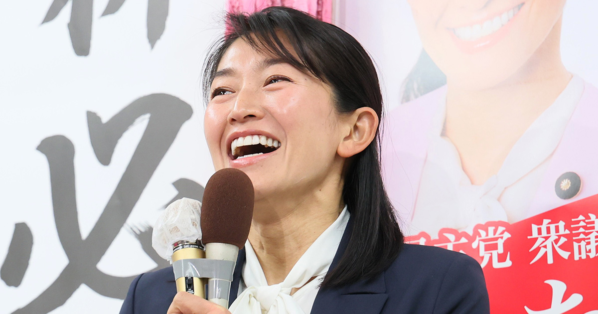 「内容がぺらぺら」森下千里氏　中道・安住幹事長を撃破の大金星も…当選後インタビューでの“具体性ナシ”回答に高まる不安の声 | 女性自身