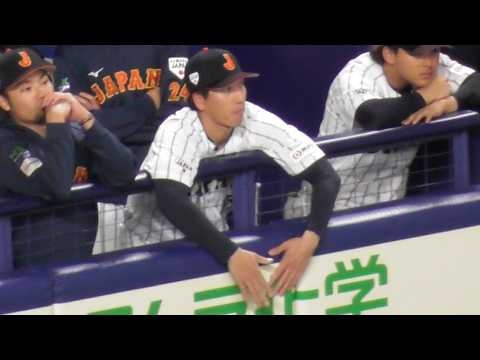 ドラゴンズチャンステーマ3 思わずリズムを取ってしまう大勢　後ろには高橋宏斗と金丸夢斗　侍ジャパンVS中日ドラゴンズ　2026/02/27