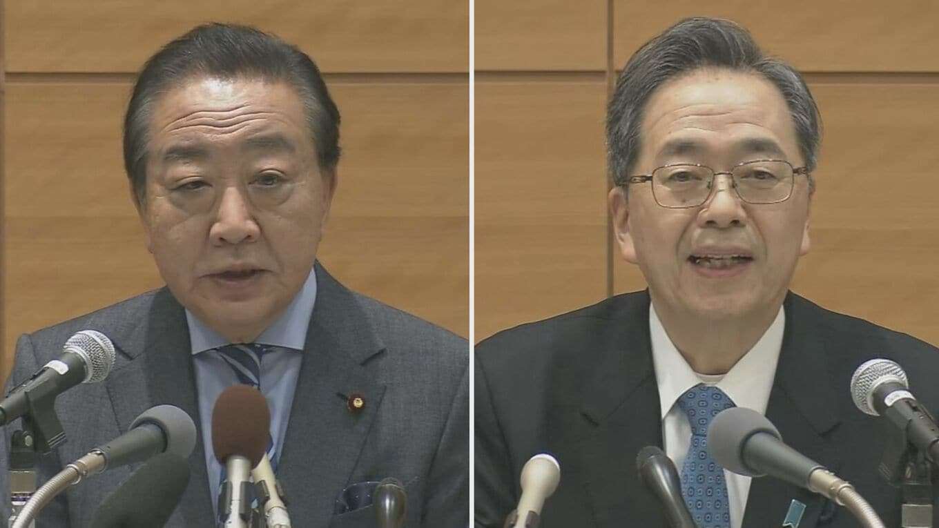 「腹は決めている」中道改革連合・野田佳彦共同代表と斉藤鉄夫共同代表が辞任示唆 衆議院選挙大敗の見通し受け