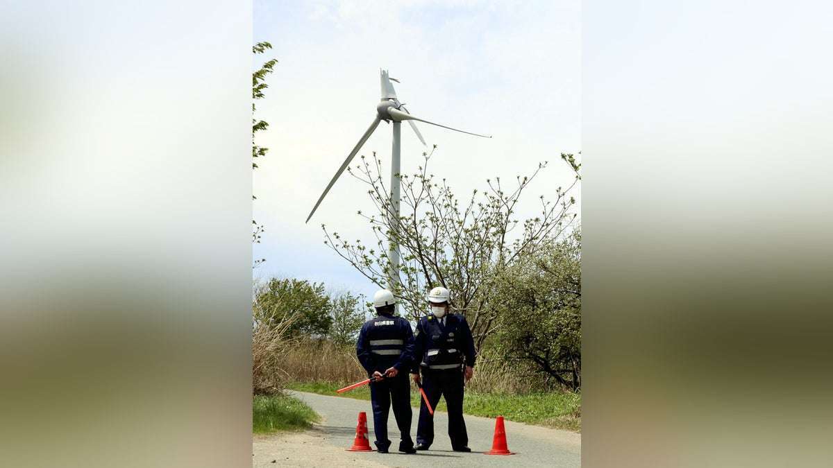 秋田市で風力発電のプロペラ折れて落下、近くで倒れていた男性死亡