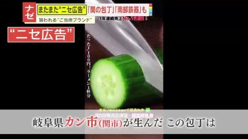 【怒り】『燕三条』に『関の刃物』など“ニセ広告”続出！運営元の多くは中国？変な日本語に不可解な映像…情に訴えかける手口とは