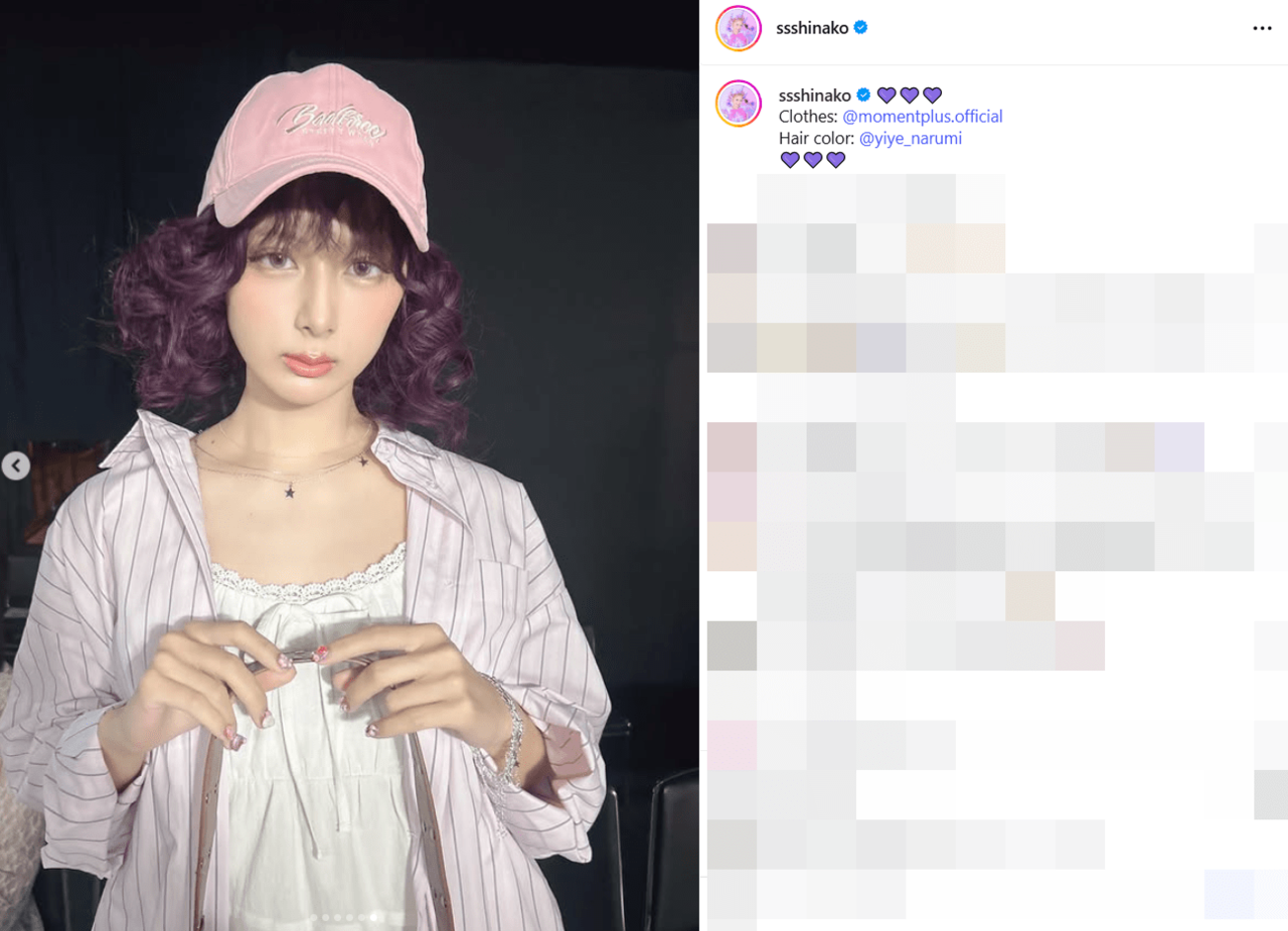 “顔面骨切り大手術”報告から6日後…しなこ、ナチュラルメイクで雰囲気ガラリ「いつもと違う雰囲気も素敵」