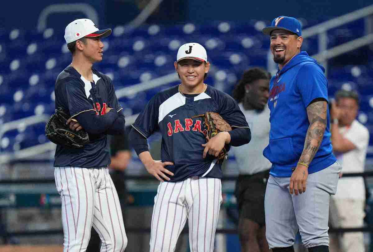 【侍ジャパン】宮城大弥と曽谷龍平がオリックス守護神でベネズエラ代表のマチャドと健闘を誓い合う（スポニチアネックス） - Yahoo!ニュース