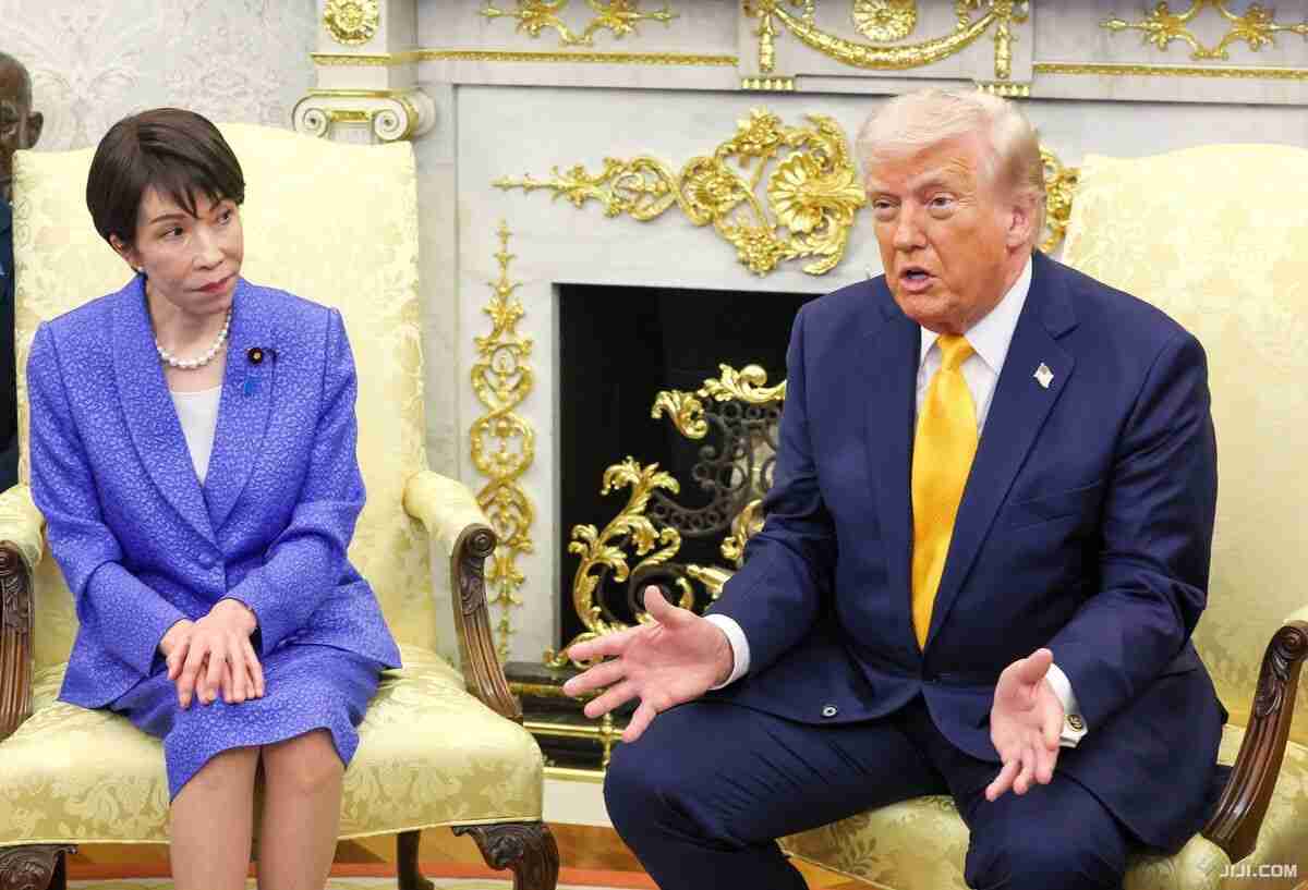 トランプ氏、真珠湾攻撃に重ね軽口　イラン作戦「奇襲狙った」―日米首脳会談：時事ドットコム