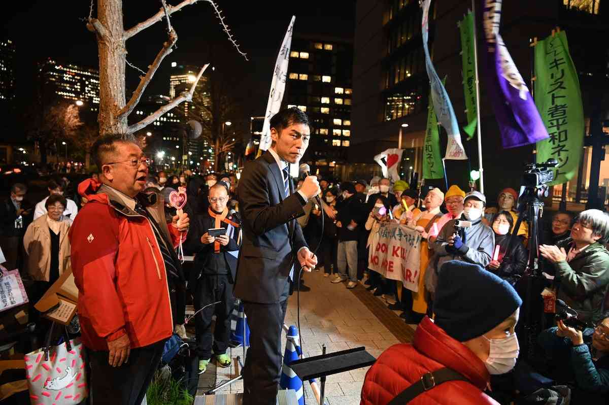 共産山添氏「イラン攻撃やめろ」国会デモ　社民幹事長、辺野古事故「埋め立てるのが悪い」（産経新聞） - Yahoo!ニュース