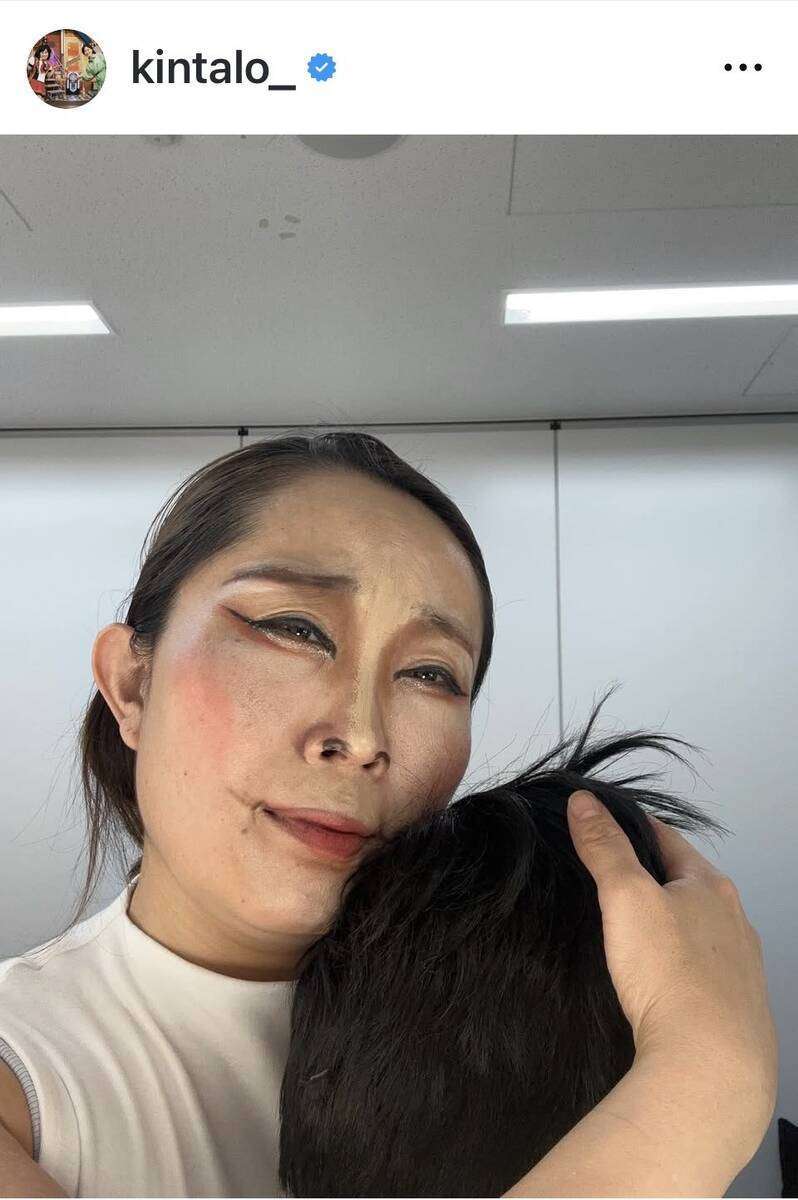 キンタロー。祝福の〝りくりゅう〟ものまね公開「やるしかなかった…絶対に叩かないで」