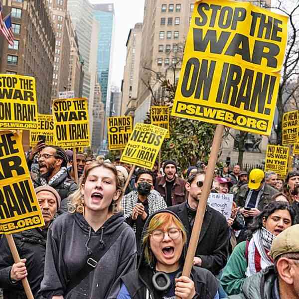 「イランから手を引け！」　全米各地や欧州でデモ拡大　原油高騰や戦費負担増にも怒り　各国政府揺さぶる抗議行動 | 長周新聞