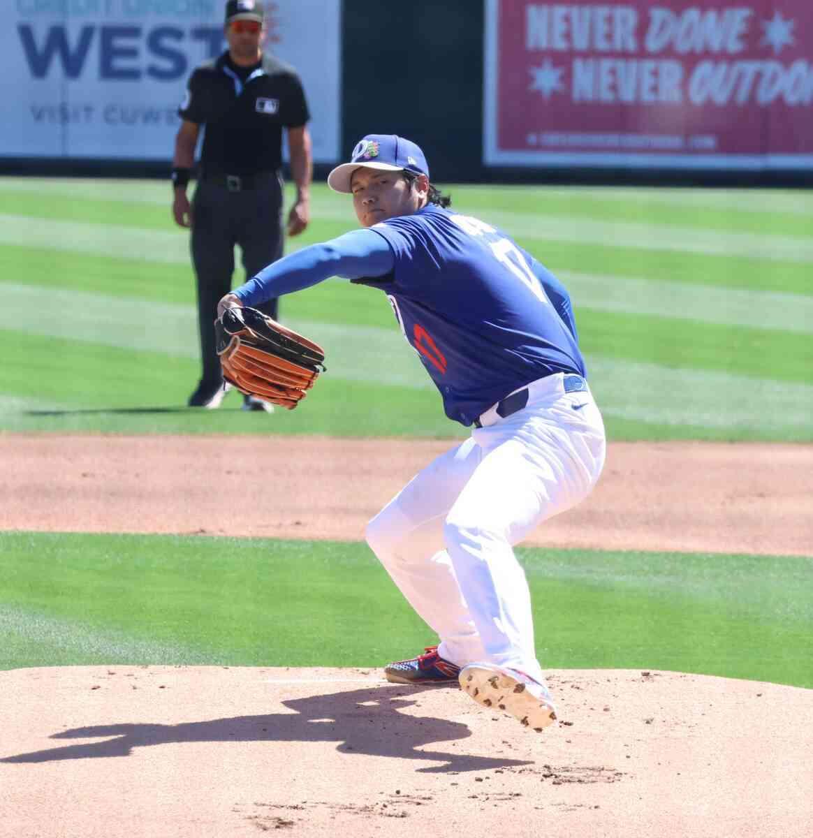 大谷翔平がオープン戦今季初登板で最速161キロ、5回途中1安打無失点4Kの圧巻投球