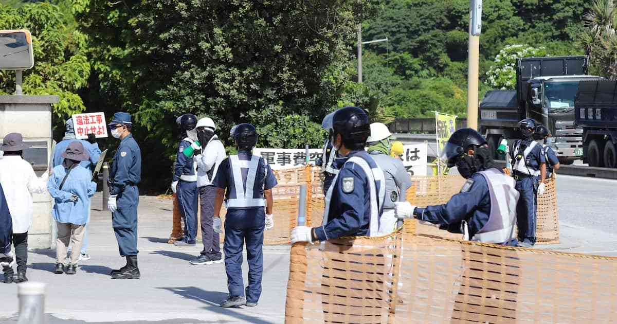 警備員死亡の辺野古ダンプ事故、抗議女性の立件検討　重過失致死容疑　沖縄県警 - 産経ニュース