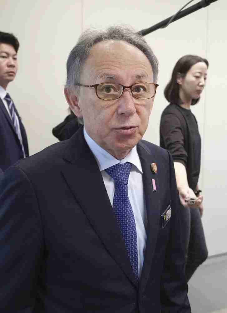沖縄・玉城知事が出馬表明延期　辺野古沖転覆事故を受け（共同通信） - Yahoo!ニュース
