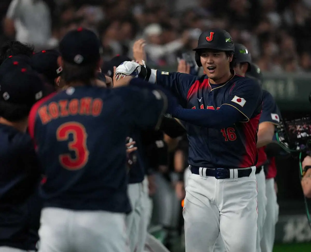 【侍ジャパン】台湾に7回コールド13得点の爆勝発進！　大谷翔平が満塁弾含む3安打5打点でけん引