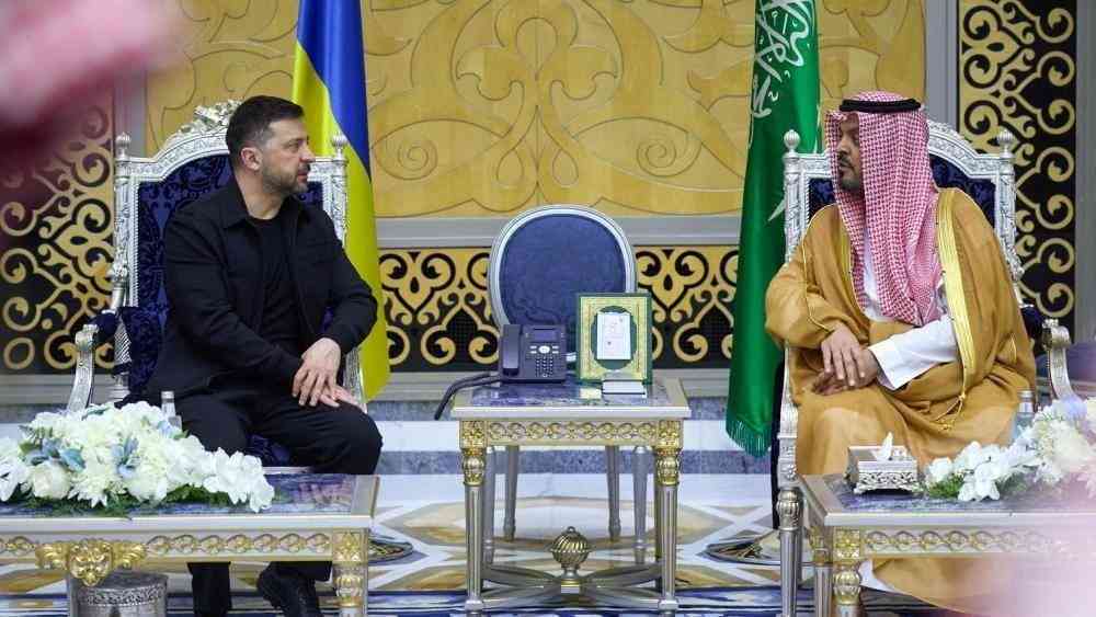 ゼレンスキー氏、サウジアラビア訪問　ウクライナのドローン技術を提供の意向（BBC News） - Yahoo!ニュース