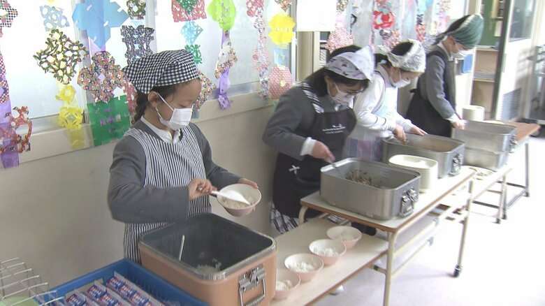 学校給食の白衣…“香害”で廃止の動き　コロナ収束も“共用”への拒否反応も　戦後80年続いた給食の光景に変化