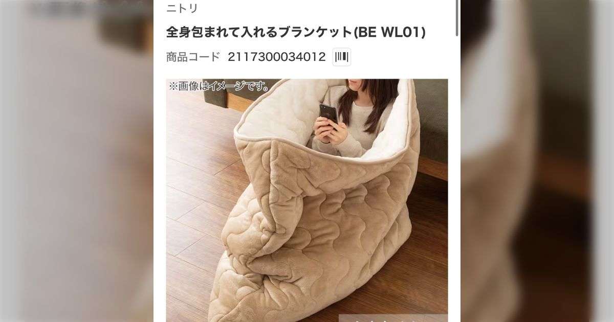 ニトリでこれ買ったんだけど、もうね、人間辞めた。餅巾着として生きる「これにタイヤ付けてこのまま移動とか出来たりしないかな(無理)」 - Togetter