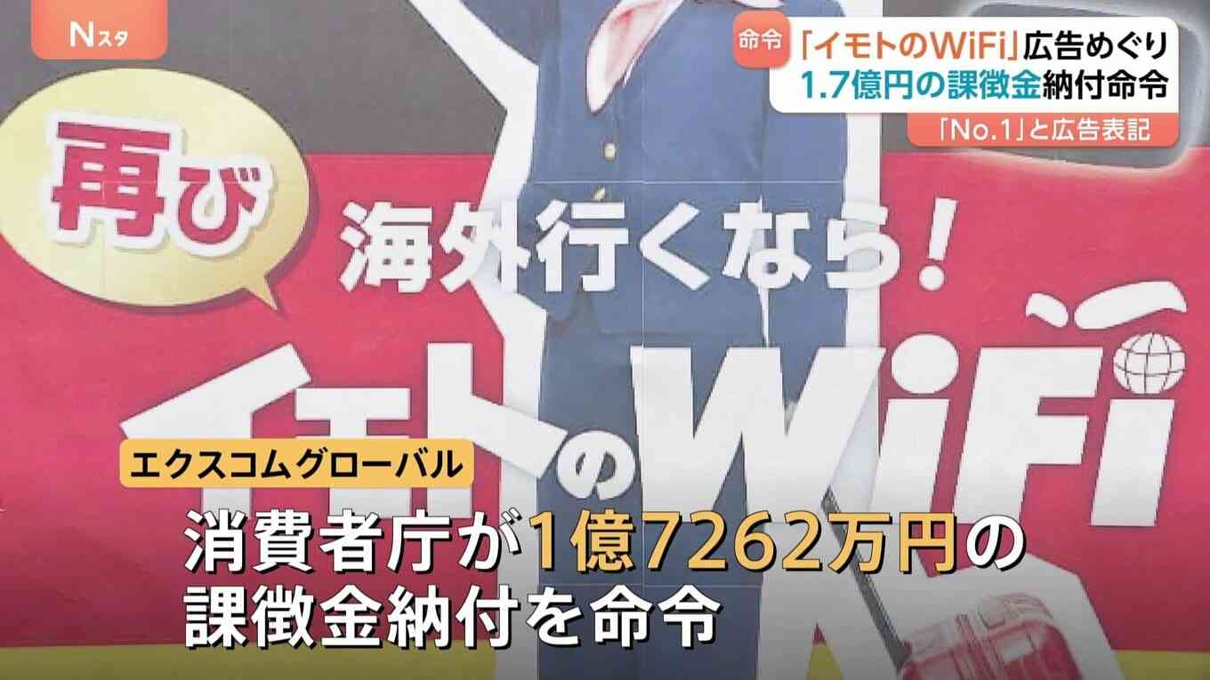 「イモトのWiFi」展開する会社に1億7000万円の課徴金納付命令 「顧客満足度No.1」に合理的根拠なし　課徴金納付は争う姿勢