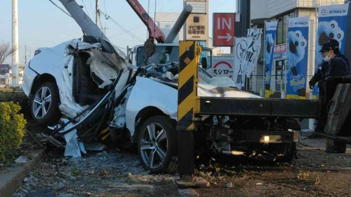 【速報】倉敷市で乗用車が歩道に突っ込む事故　運転手と助手席の19歳の男性2人が死亡　後部座席の２人が重傷　【岡山】 | TBS NEWS DIG (1ページ)