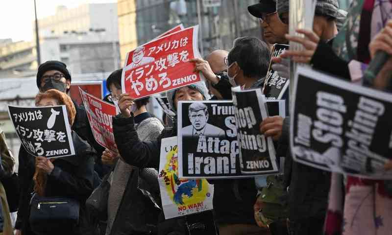 イラン攻撃「日本政府、はっきりNOを」　大阪と広島で抗議活動