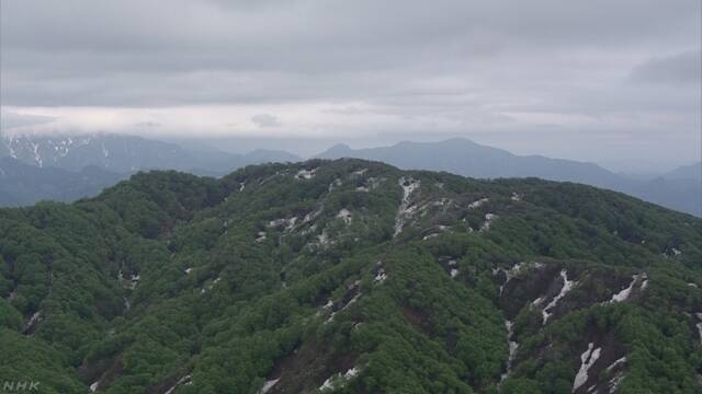 新潟 五頭連峰 沢に2人の遺体 今月5日から不明の親子か