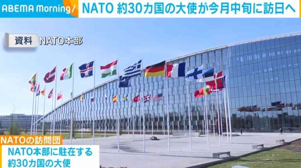 NATO 約30カ国の大使が今月中旬に訪日へ（ABEMA TIMES） - Yahoo!ニュース