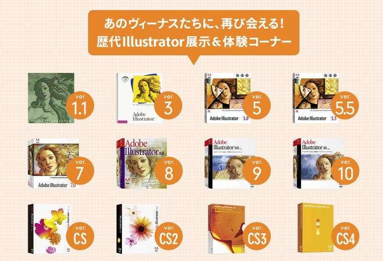 歴代のIllustratorとの再会