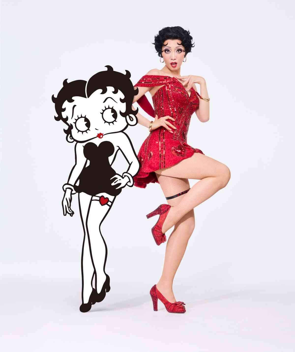 元宝塚トップ礼真琴、大胆な“ベティーちゃん”扮装姿を披露　『BOOP The Musical』ビジュアル解禁  | オリコンニュース（ORICON NEWS）