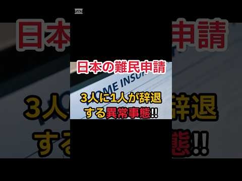 難民申請5400人が突如辞退。3人に1人が「制度を悪用」か？#難民 #社会問題 #政治 #選挙 #移民政策 #不法滞在