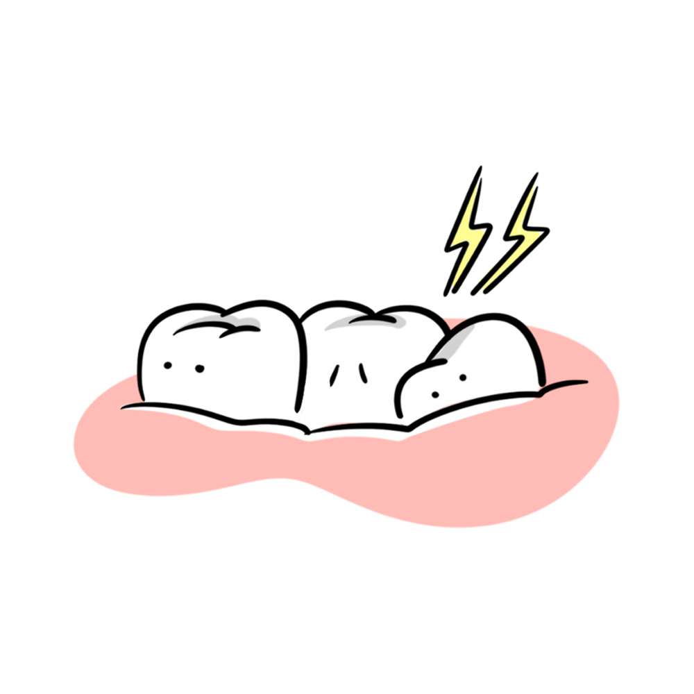 痛みのない親知らず抜く？