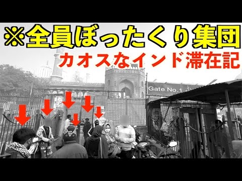 ぼったくり集団だらけでカオスなインドで過ごした1日。ぼっちデリー滞在の様子。