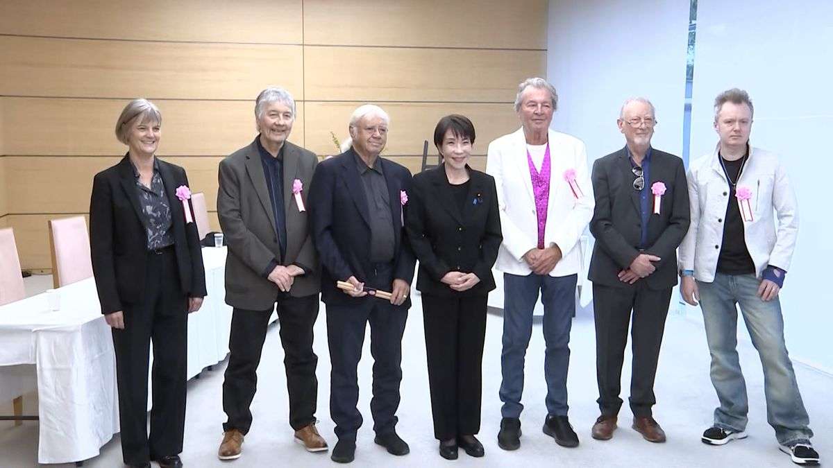 高市首相、憧れの英ハードロックバンド「DEEP PURPLE」と面会 「あなたは私の神」（2026年4月10日掲載）｜日テレNEWS NNN